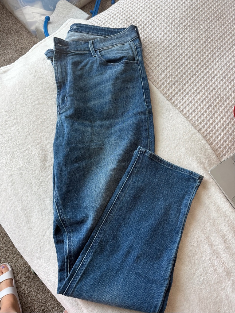 Old Navy Medium Indigo Straight Jeans